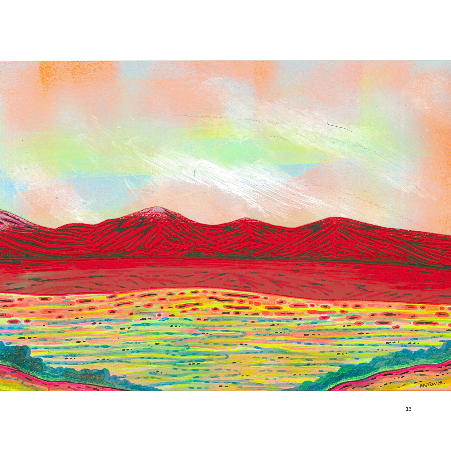 2O24 • Media Mix Landscapes A4 (70 unique illustrations)
