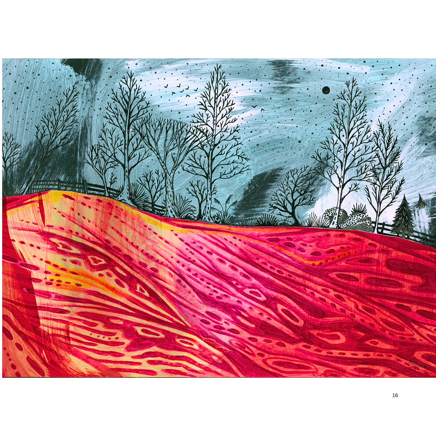 2O24 • Media Mix Landscapes A4 (70 unique illustrations)