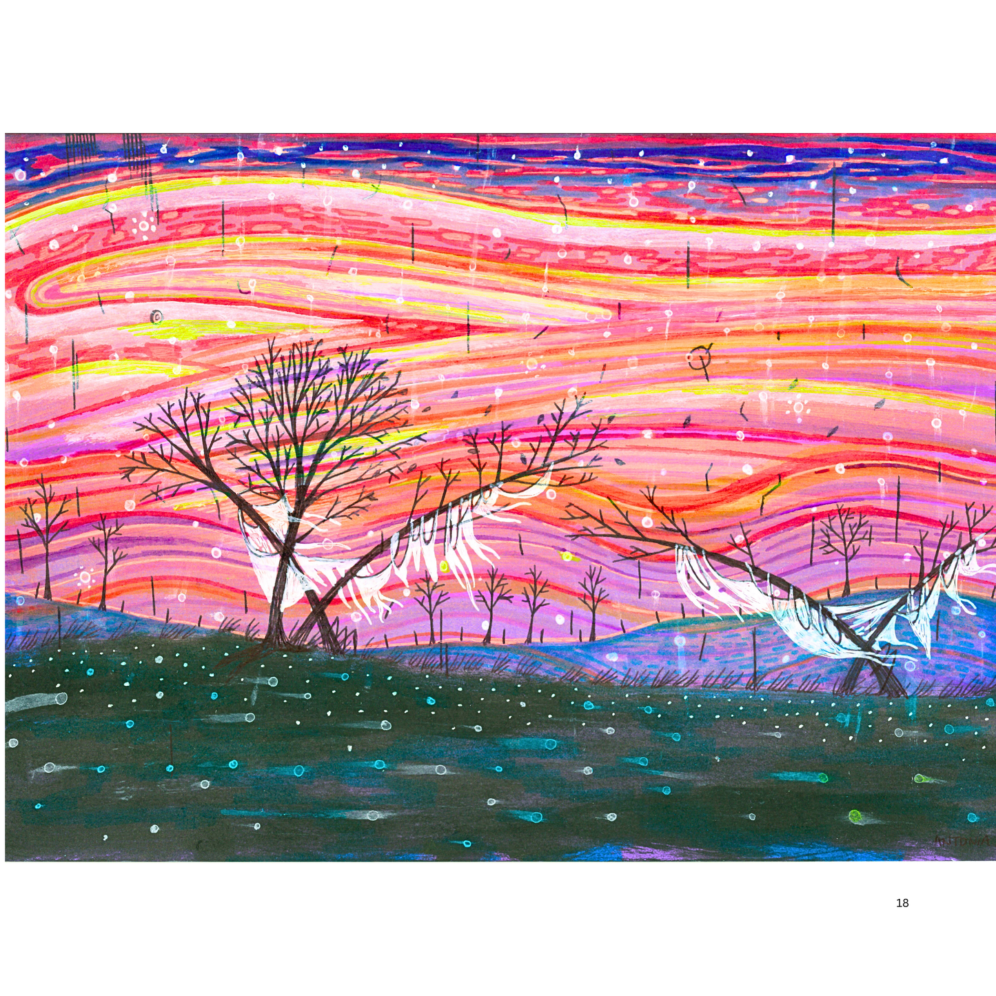 2O24 • Media Mix Landscapes A4 (70 unique illustrations)