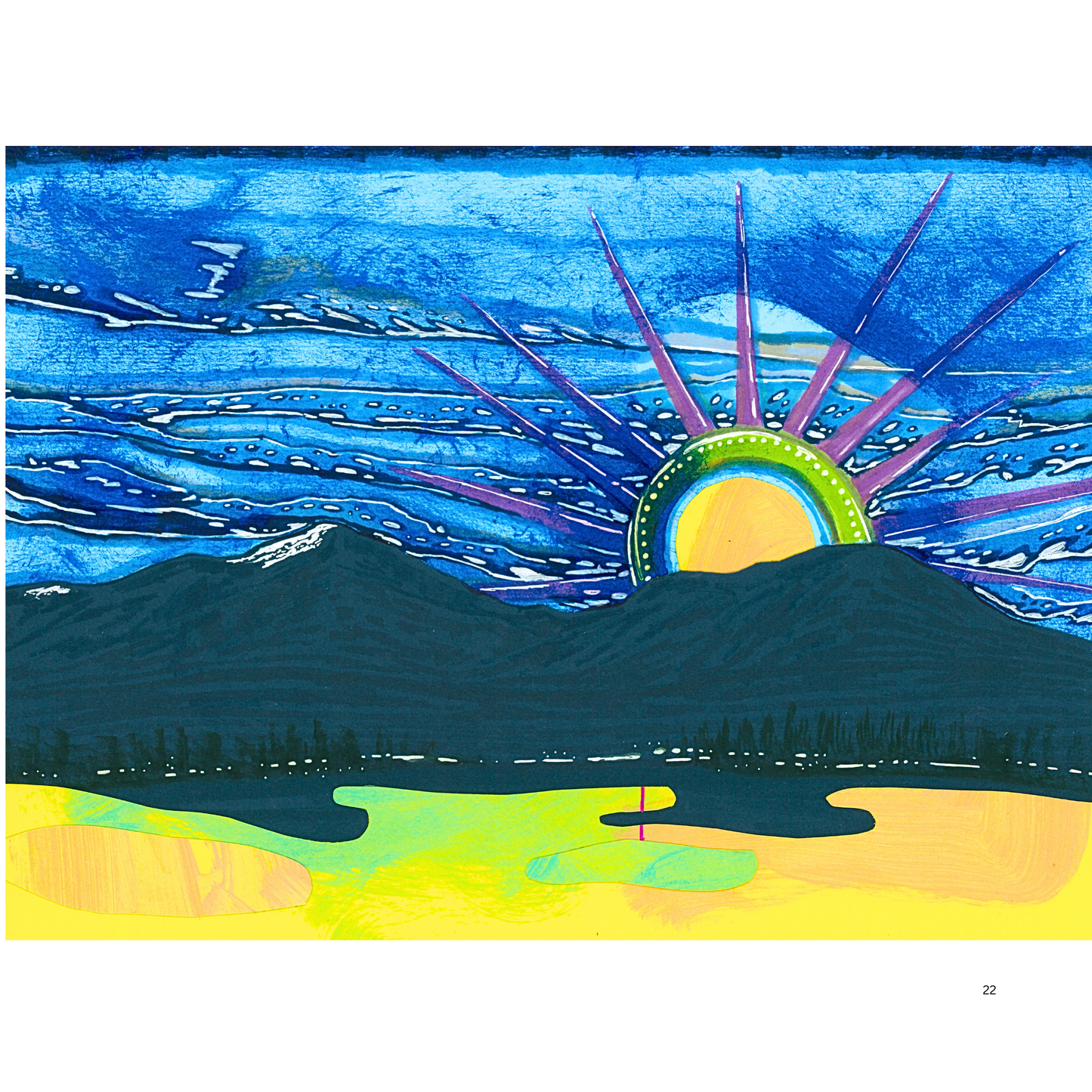 2O24 • Media Mix Landscapes A4 (70 unique illustrations)