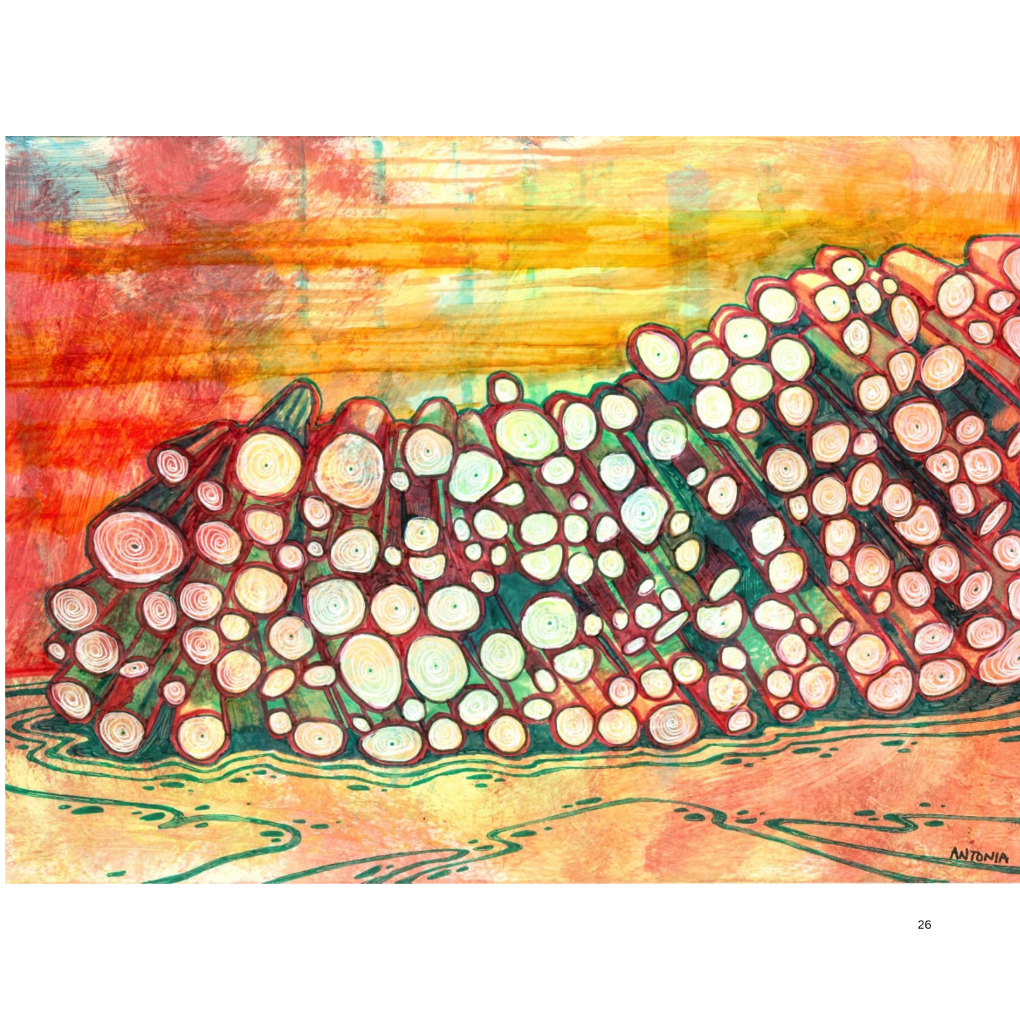 2O24 • Media Mix Landscapes A4 (70 unique illustrations)