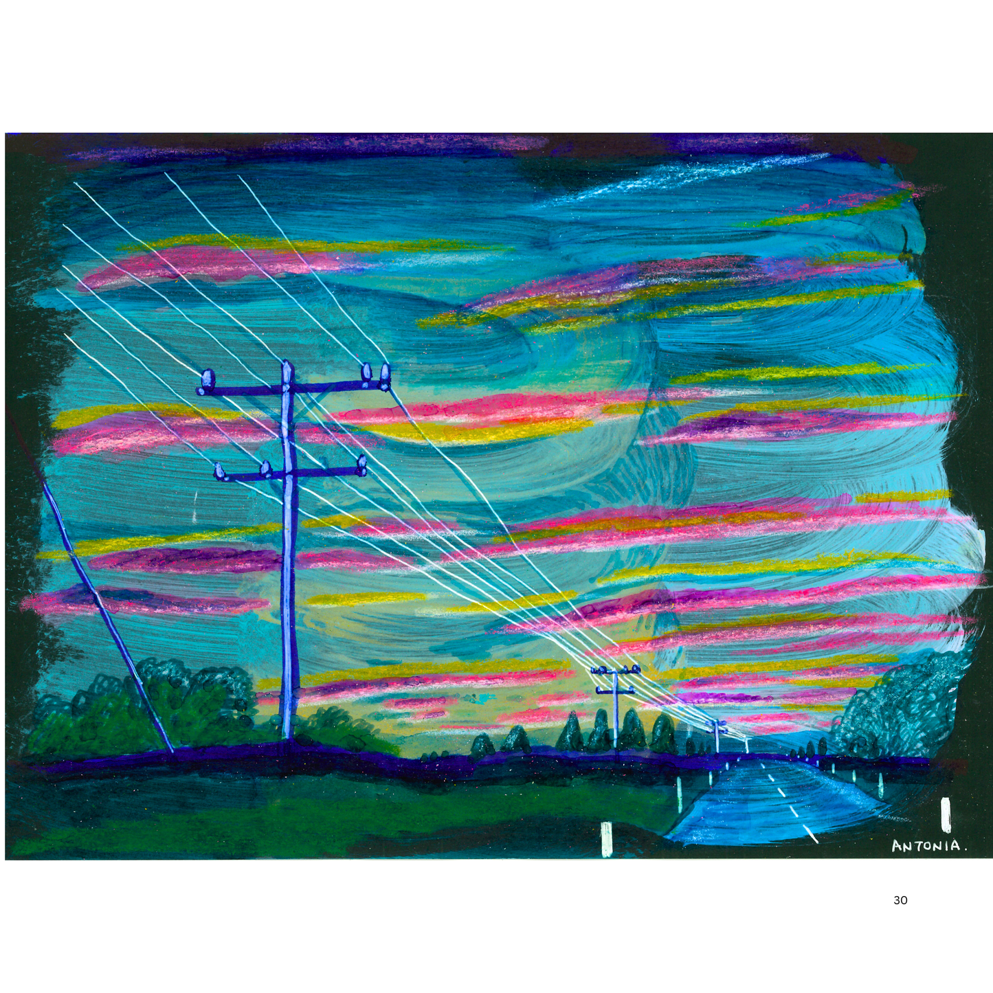 2O24 • Media Mix Landscapes A4 (70 unique illustrations)