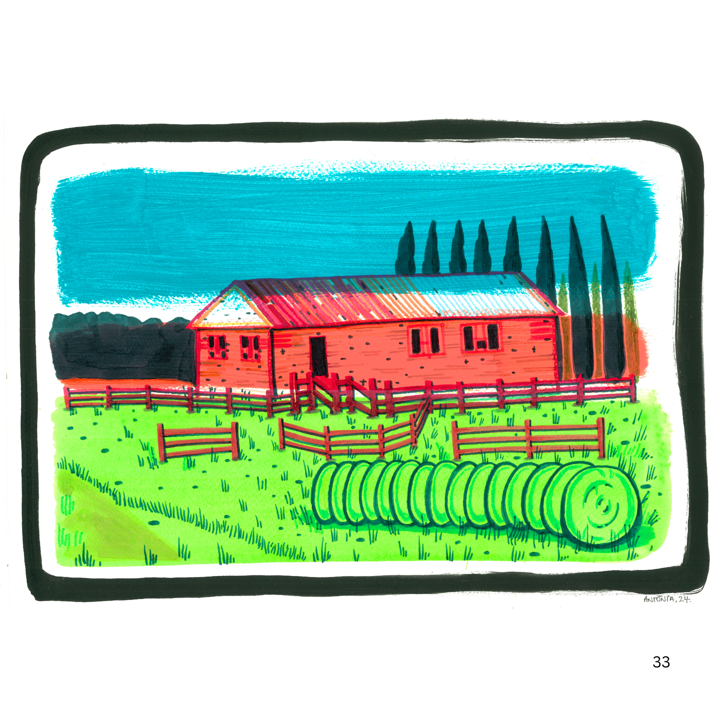 2O24 • Media Mix A3 (42 unique illustrations)