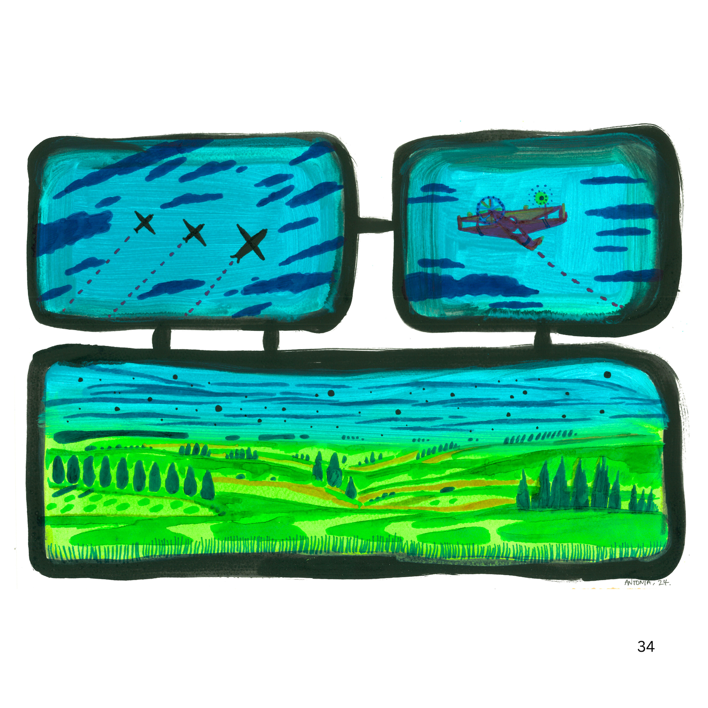 2O24 • Media Mix A3 (42 unique illustrations)