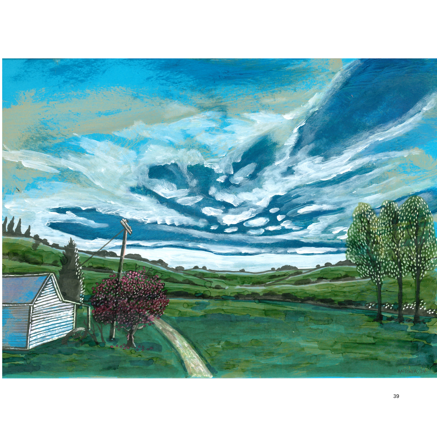 2O24 • Media Mix Landscapes A4 (70 unique illustrations)