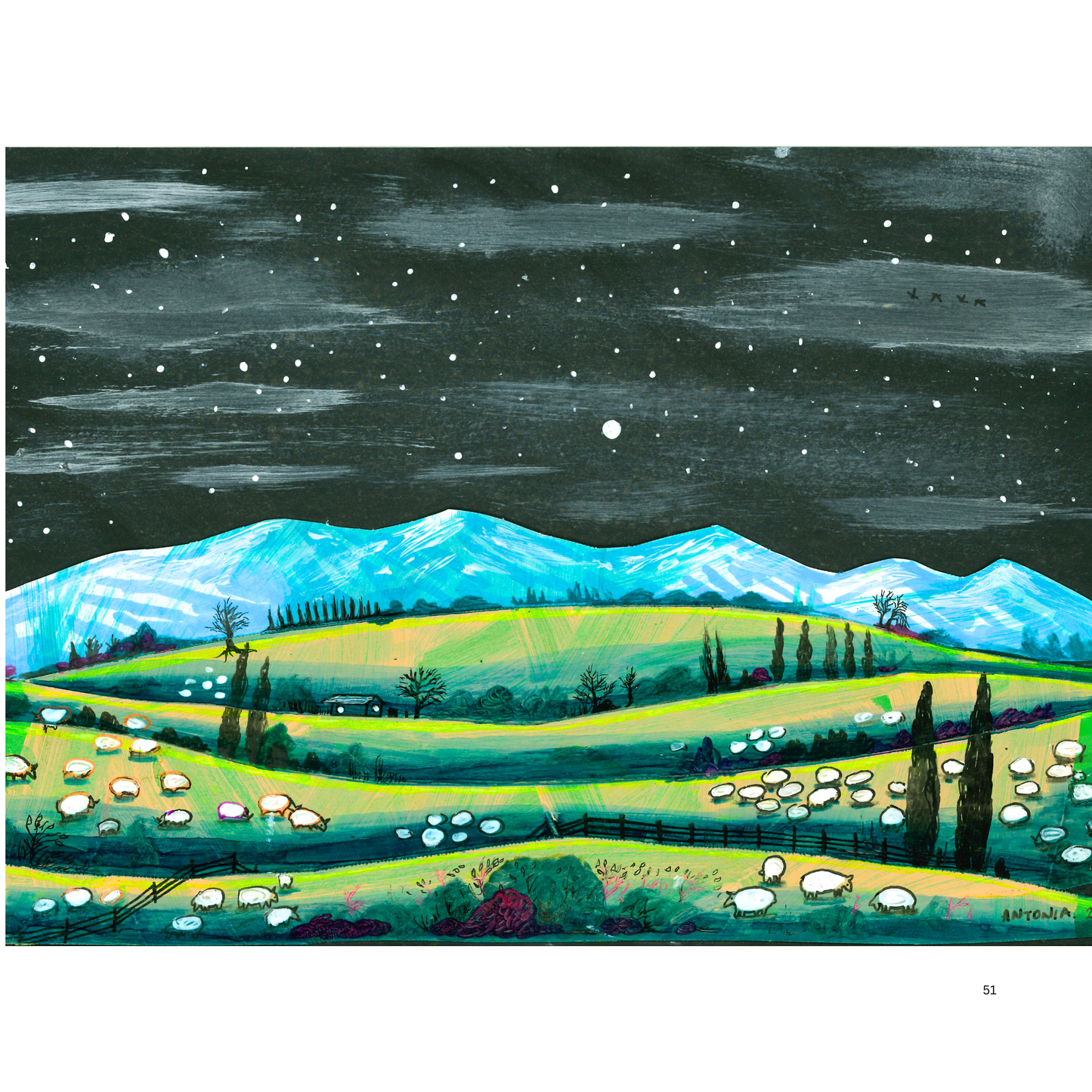 2O24 • Media Mix Landscapes A4 (70 unique illustrations)