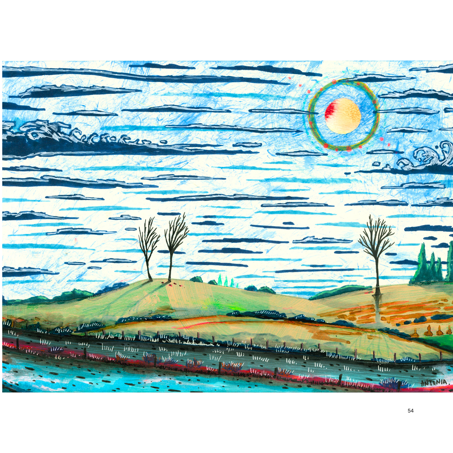 2O24 • Media Mix Landscapes A4 (70 unique illustrations)