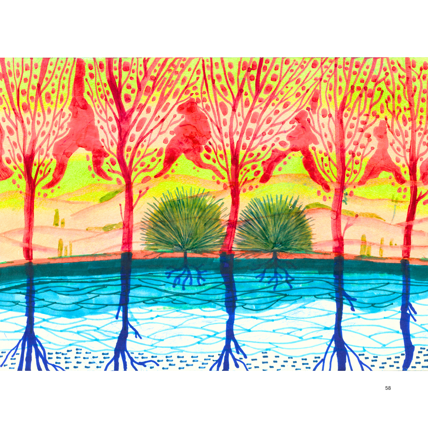 2O24 • Media Mix Landscapes A4 (70 unique illustrations)