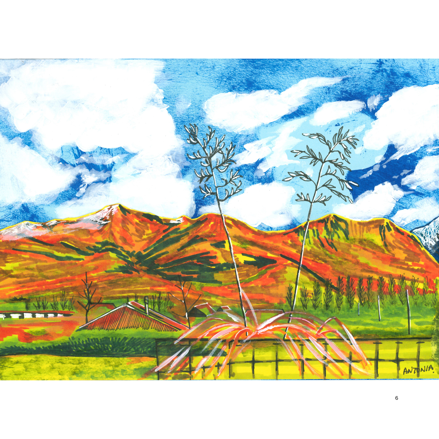 2O24 • Media Mix Landscapes A4 (70 unique illustrations)