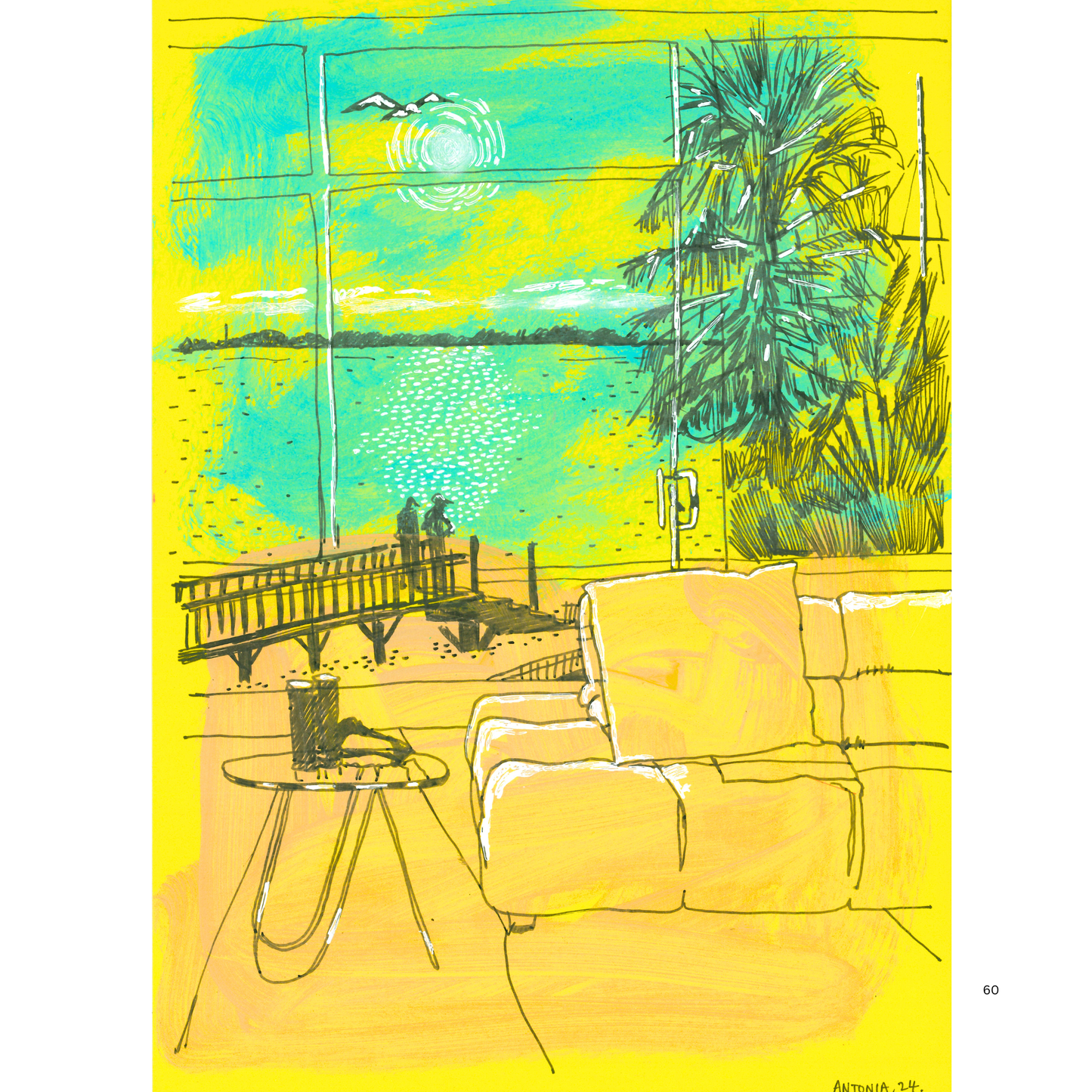 2O24 • Media Mix Landscapes A4 (70 unique illustrations)