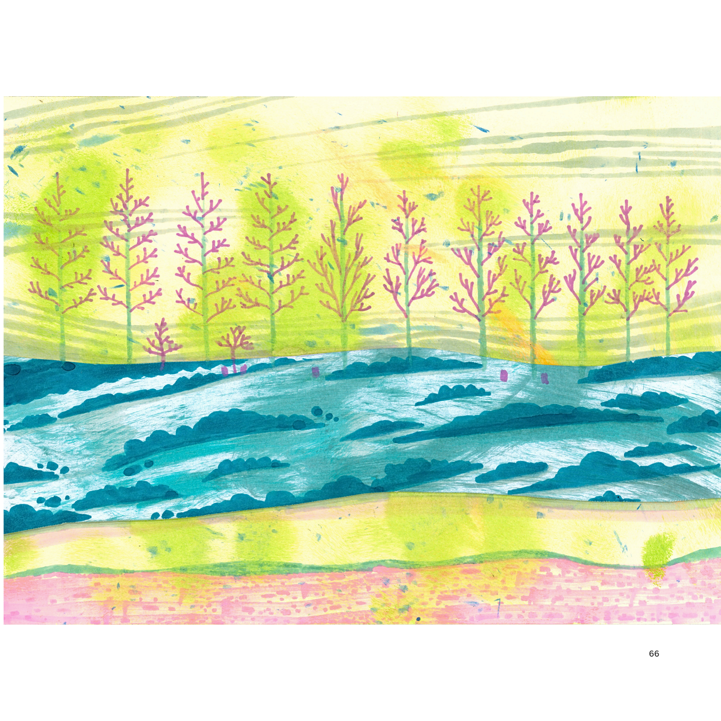 2O24 • Media Mix Landscapes A4 (70 unique illustrations)