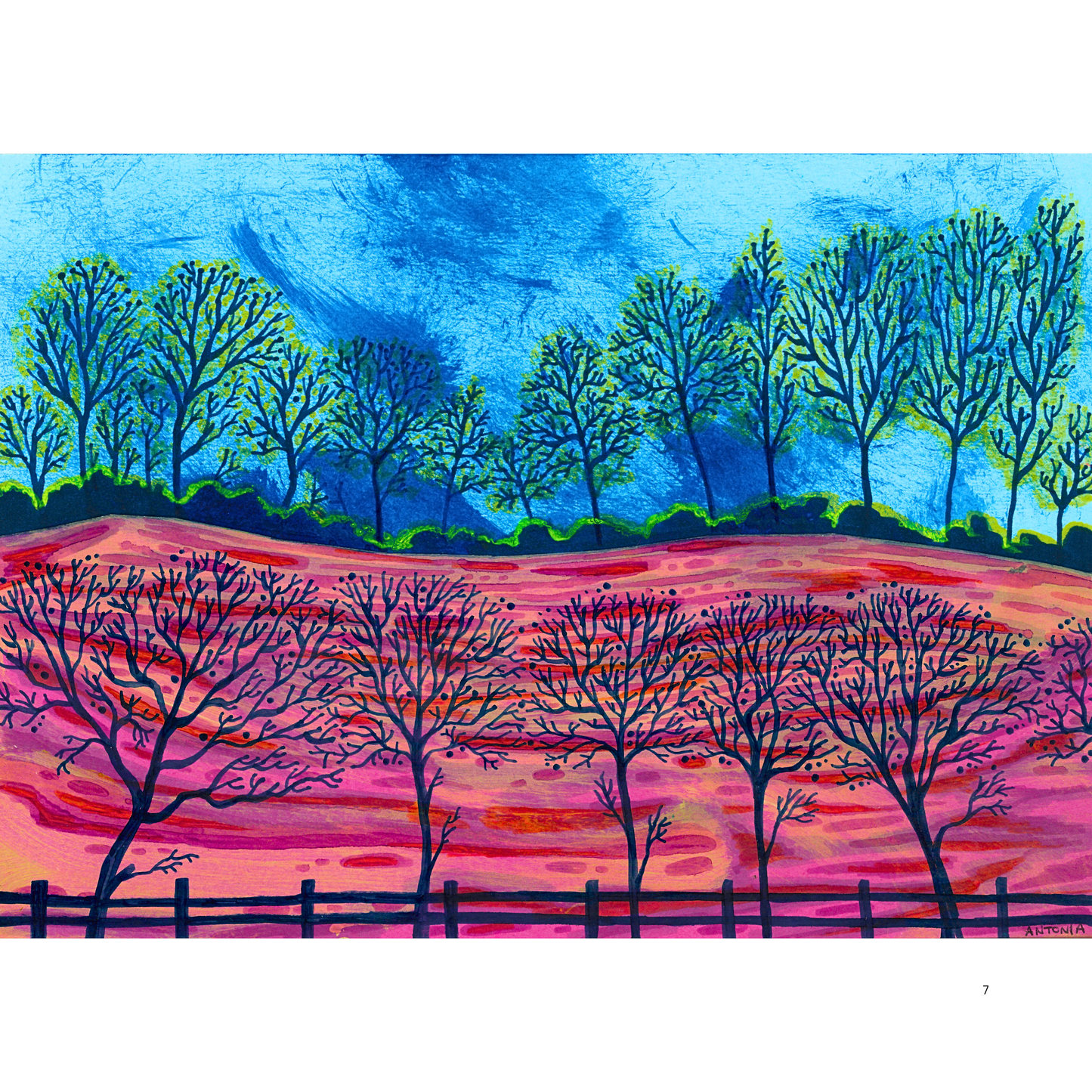 2O24 • Media Mix Landscapes A4 (70 unique illustrations)