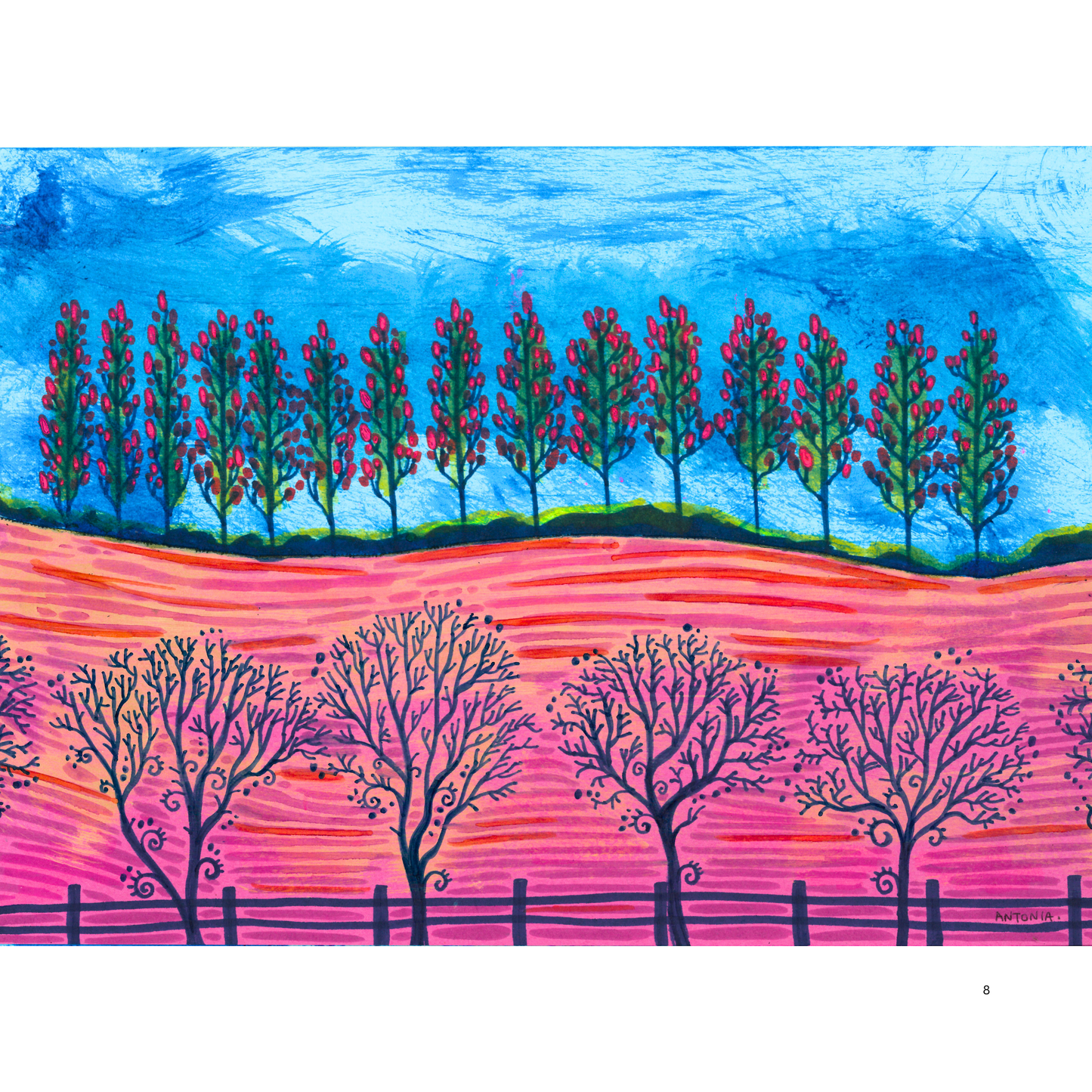 2O24 • Media Mix Landscapes A4 (70 unique illustrations)