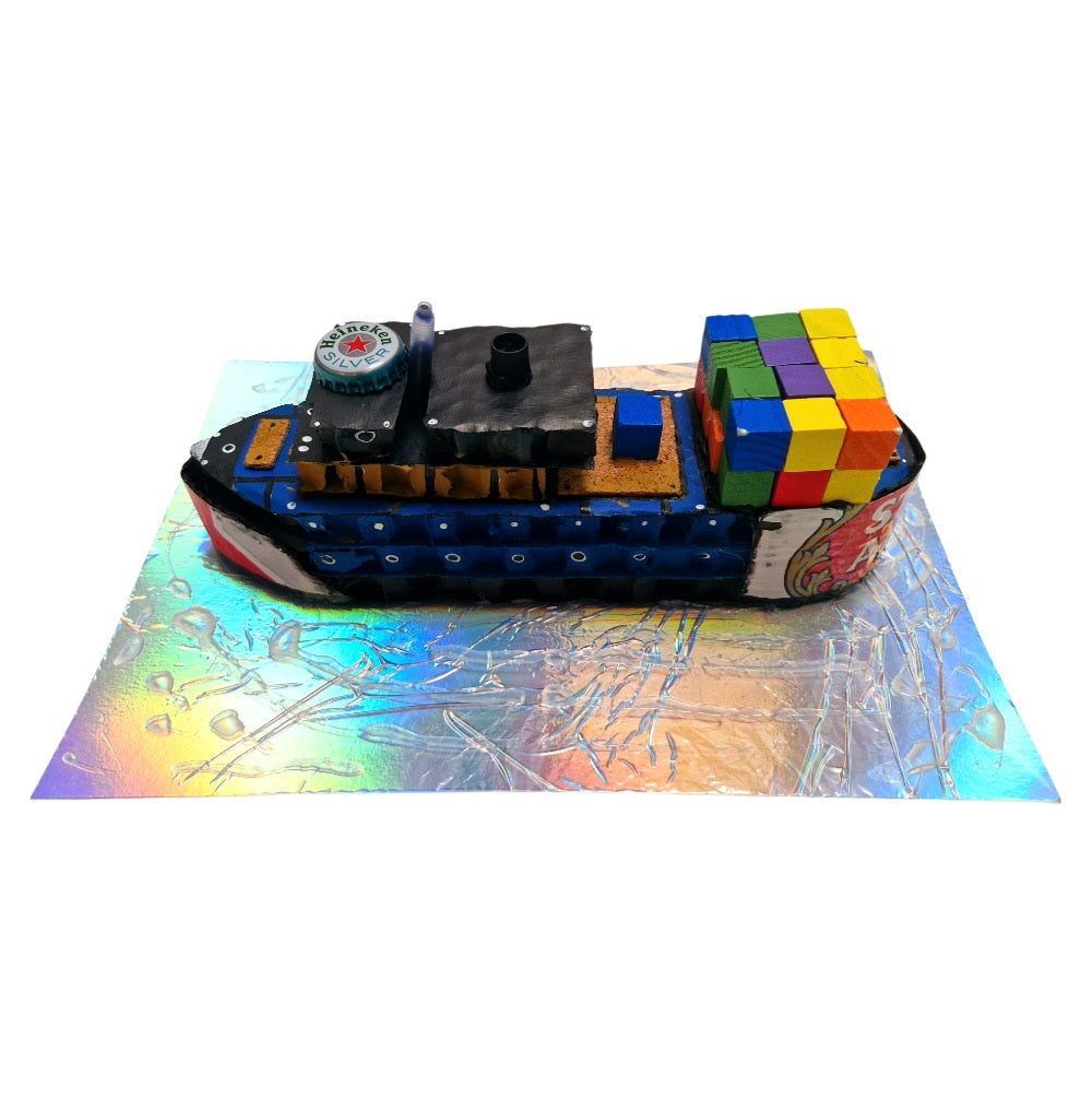 Cargo Ship 🚢  - Sculpture